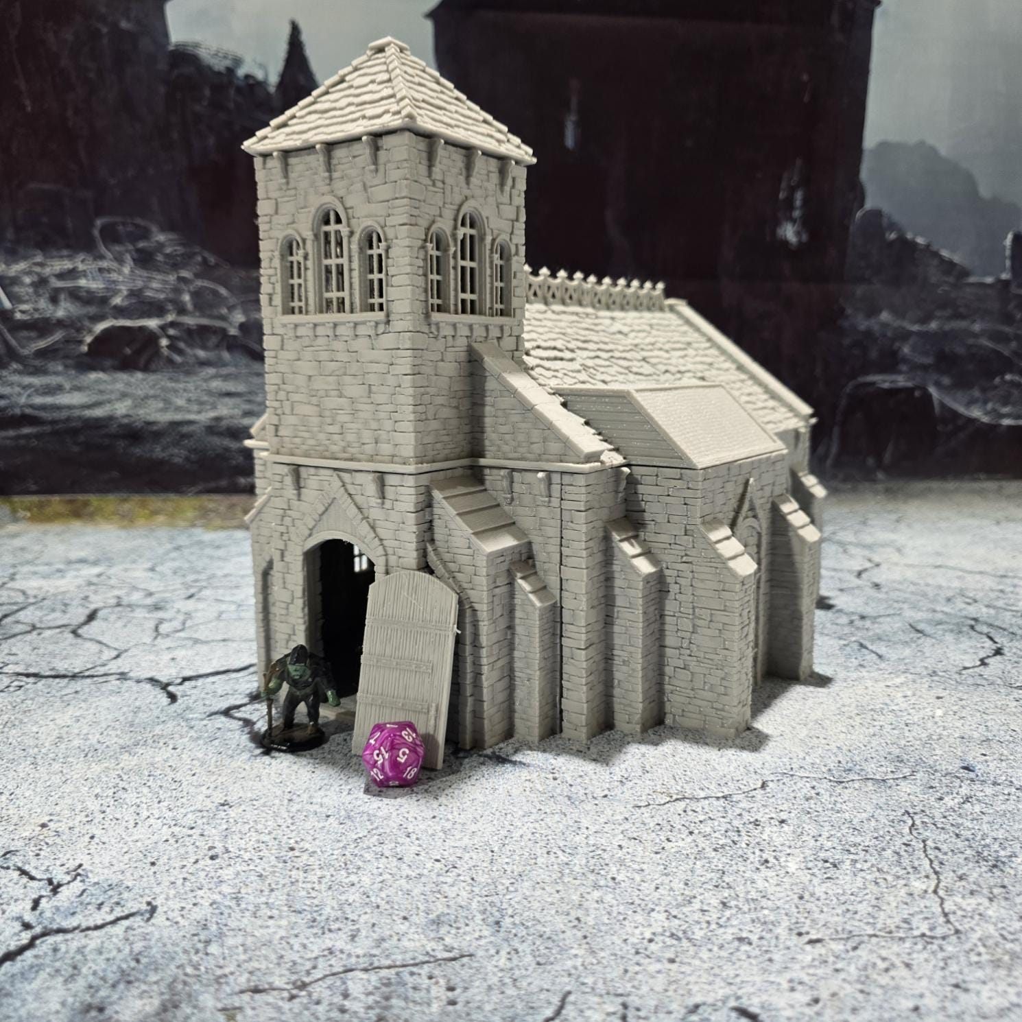 Ancrabourg Chapel, Port Church, Port Royal, Skirmish, D&D Terrain, Tabletop Terrain