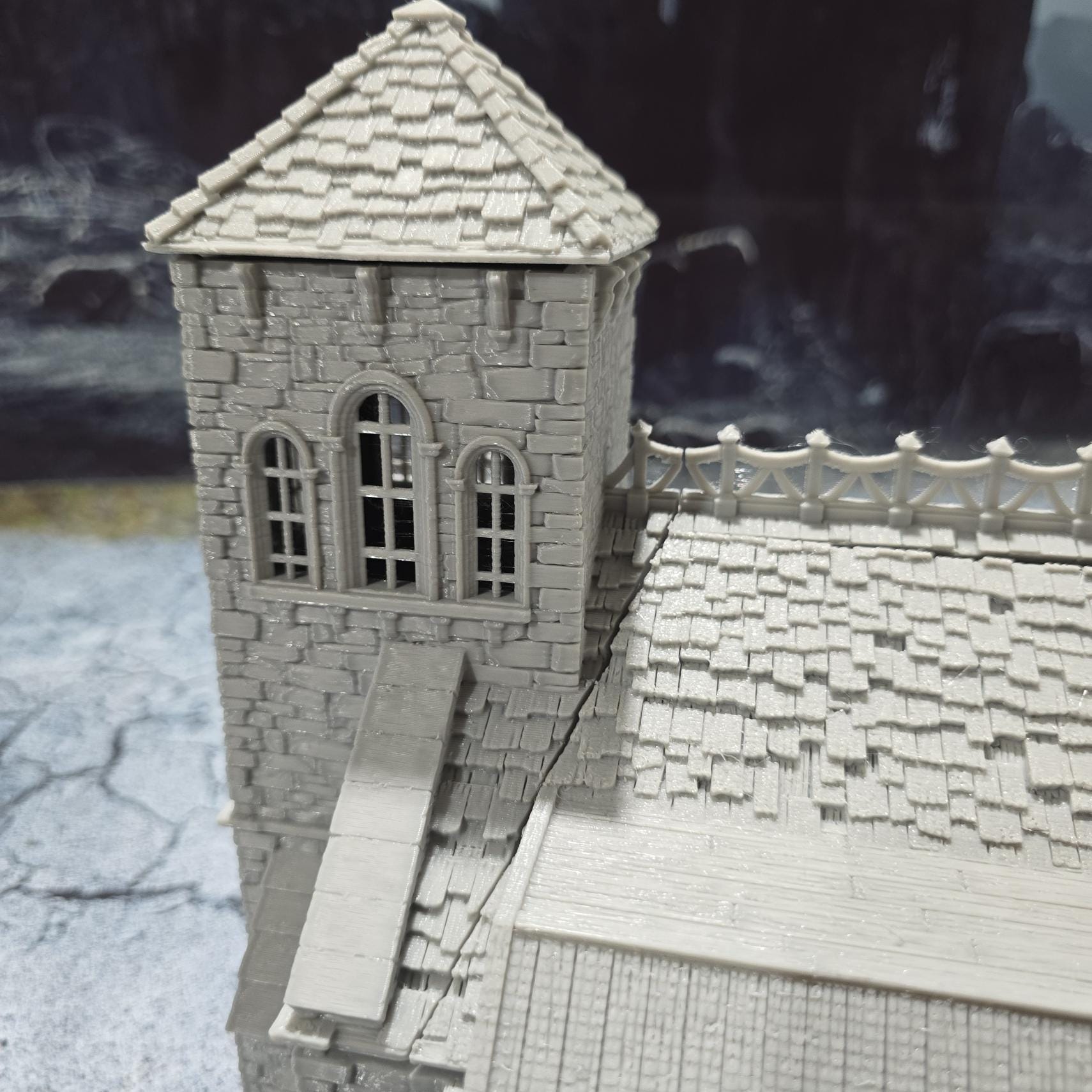 Ancrabourg Chapel, Port Church, Port Royal, Skirmish, D&D Terrain, Tabletop Terrain