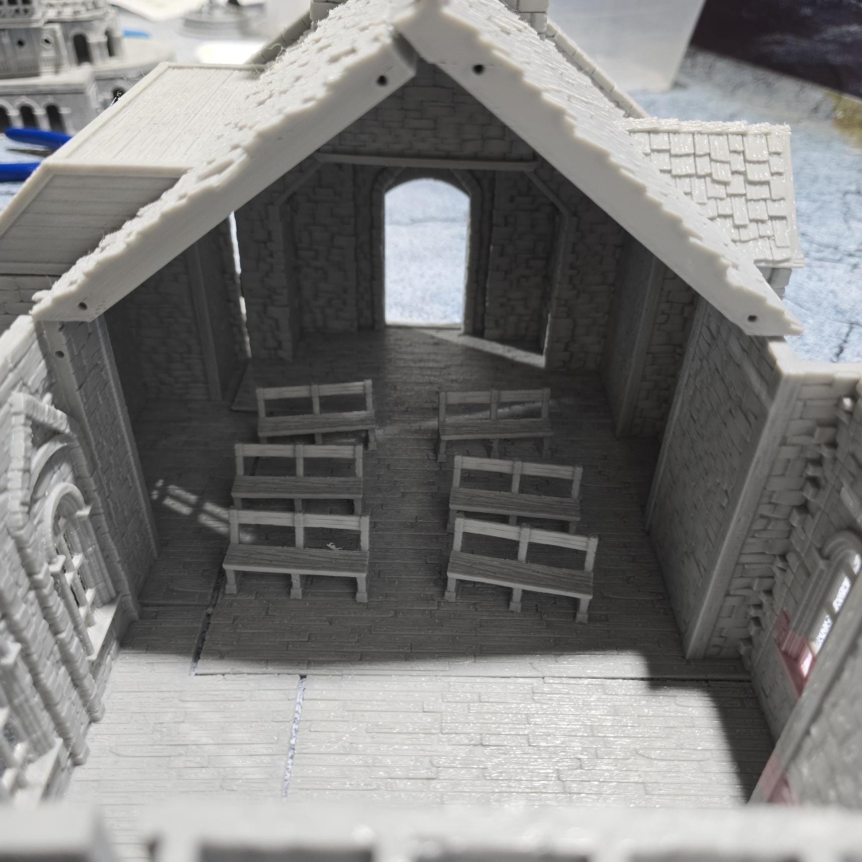 Ancrabourg Chapel, Port Church, Port Royal, Skirmish, D&D Terrain, Tabletop Terrain
