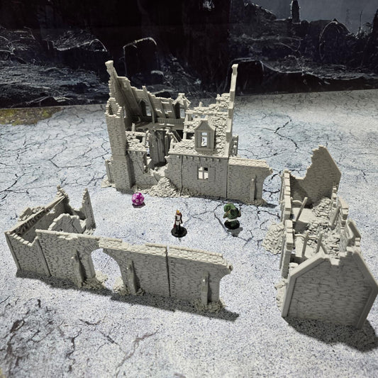 Road Side Inn Ruin for DnD, Pathfinder, Bolt Action, Revolutionary War Games