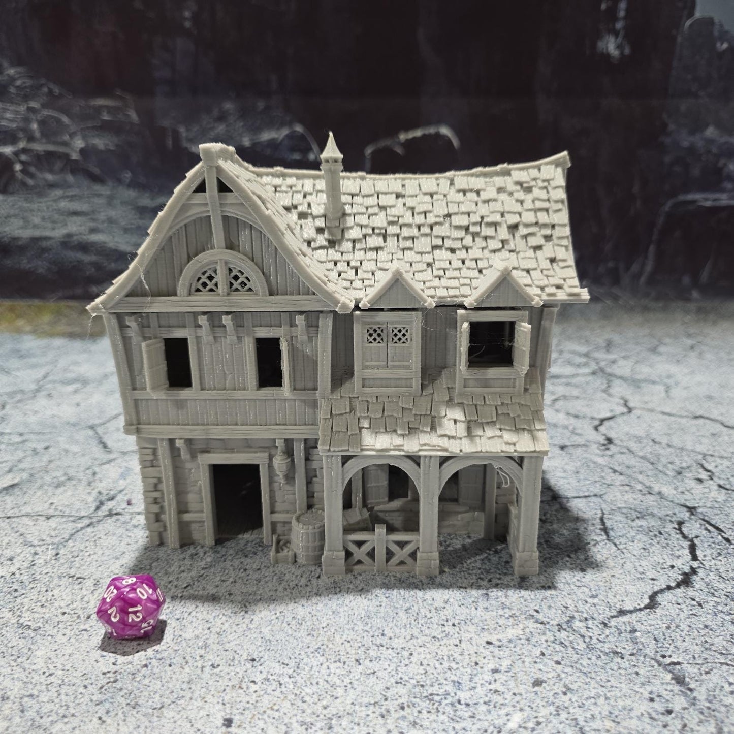 Ancrabourg, Common House 3, Civilian House 3, Port Royal, Skirmish, D&D Terrain, Tabletop Terrain