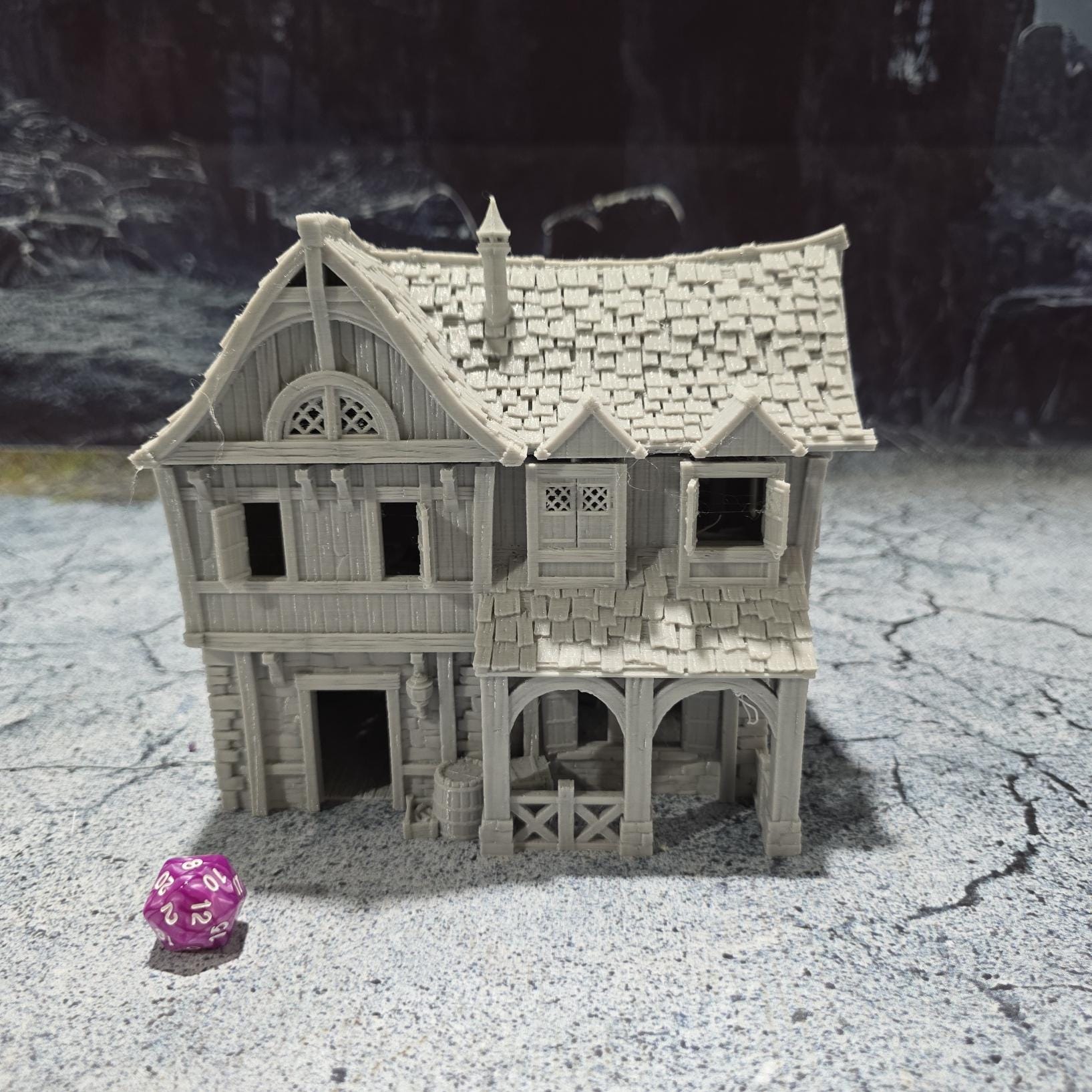 Ancrabourg, Common House 3, Civilian House 3, Port Royal, Skirmish, D&D Terrain, Tabletop Terrain