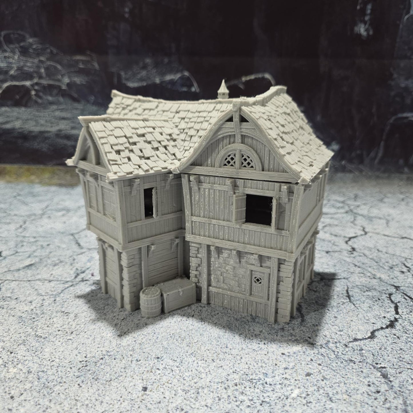 Ancrabourg, Common House 3, Civilian House 3, Port Royal, Skirmish, D&D Terrain, Tabletop Terrain