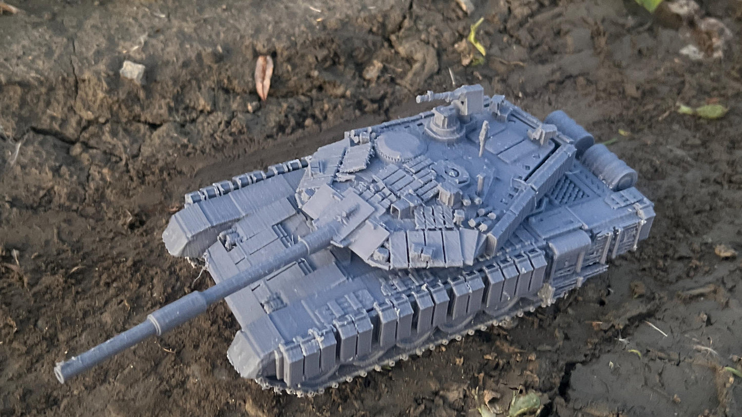 T-90M Proryv with ARENA APS for Tabletop Wargaming - Cold War to Modern Warfare Model