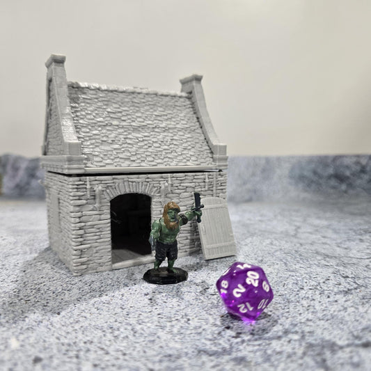 The Steele's Residence: Colonial Era House for D&D, Model Railroading, and Wargaming