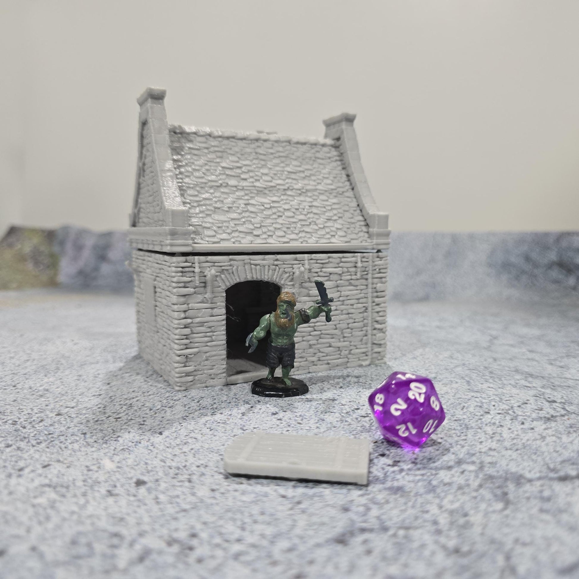 The Steele's Residence: Colonial Era House for D&D, Model Railroading, and Wargaming