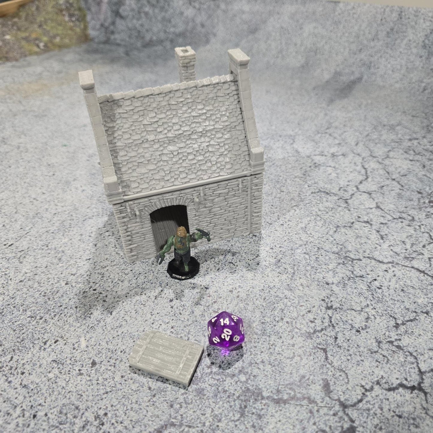 The Steele's Residence: Colonial Era House for D&D, Model Railroading, and Wargaming