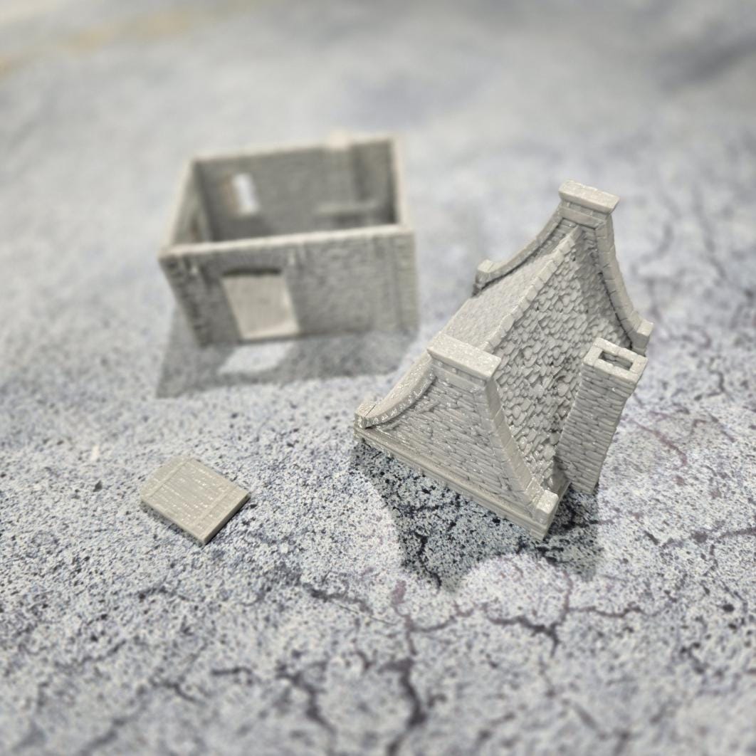 The Steele's Residence: Colonial Era House for D&D, Model Railroading, and Wargaming