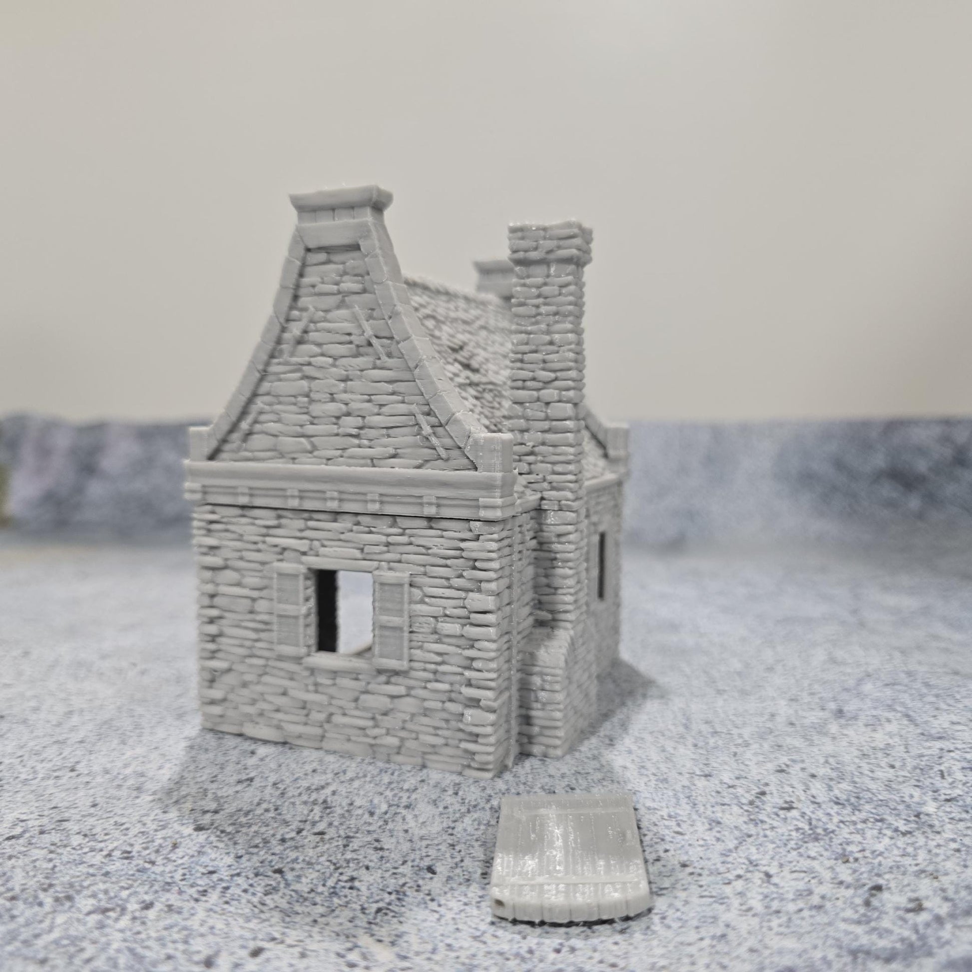 The Steele's Residence: Colonial Era House for D&D, Model Railroading, and Wargaming