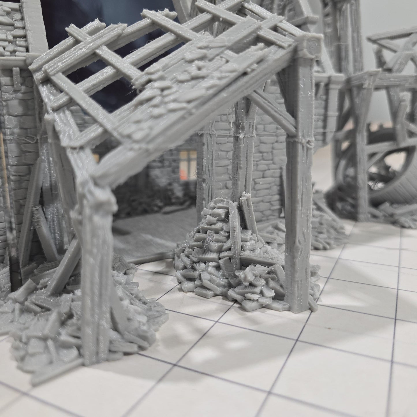 Stonemason Ruin for DnD, Pathfinder, Bolt Action, Revolutionary War Games