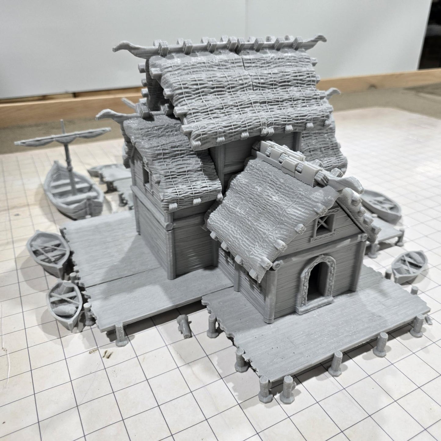 Small Viking Port - Ship Dock, Dock, Viking Dock Dungeons and Dragons