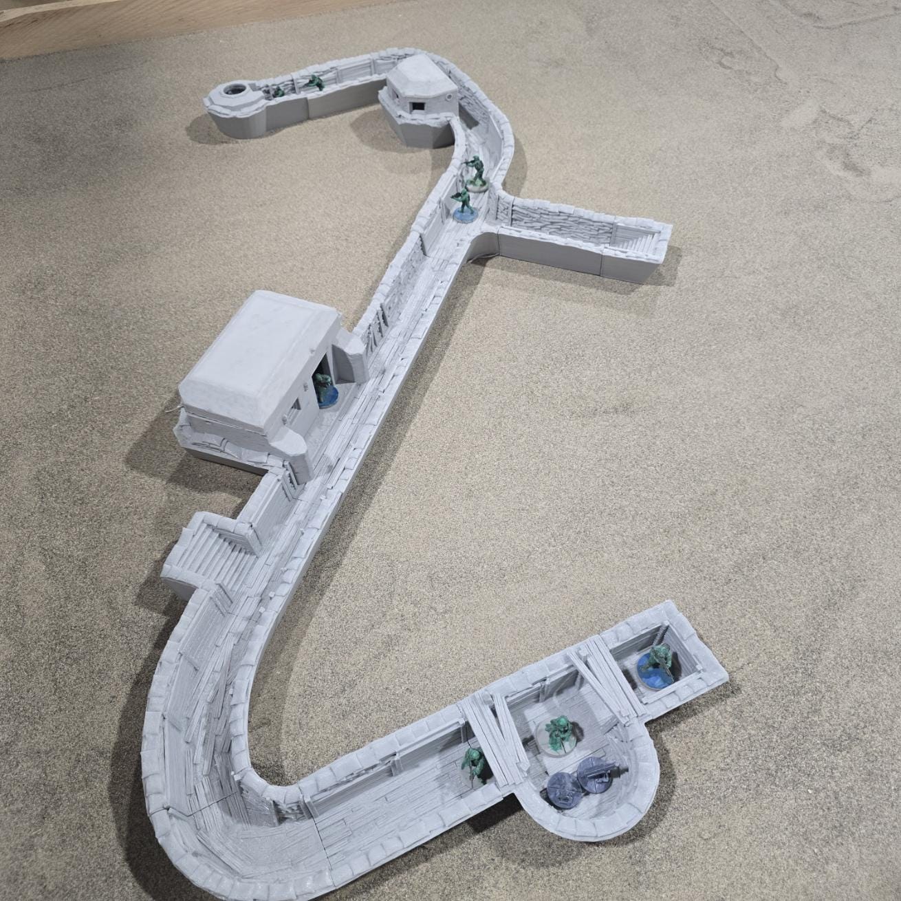 Modular Trench System: WWI to WWII Battlefield Terrain for Bolt Action, and Wargaming