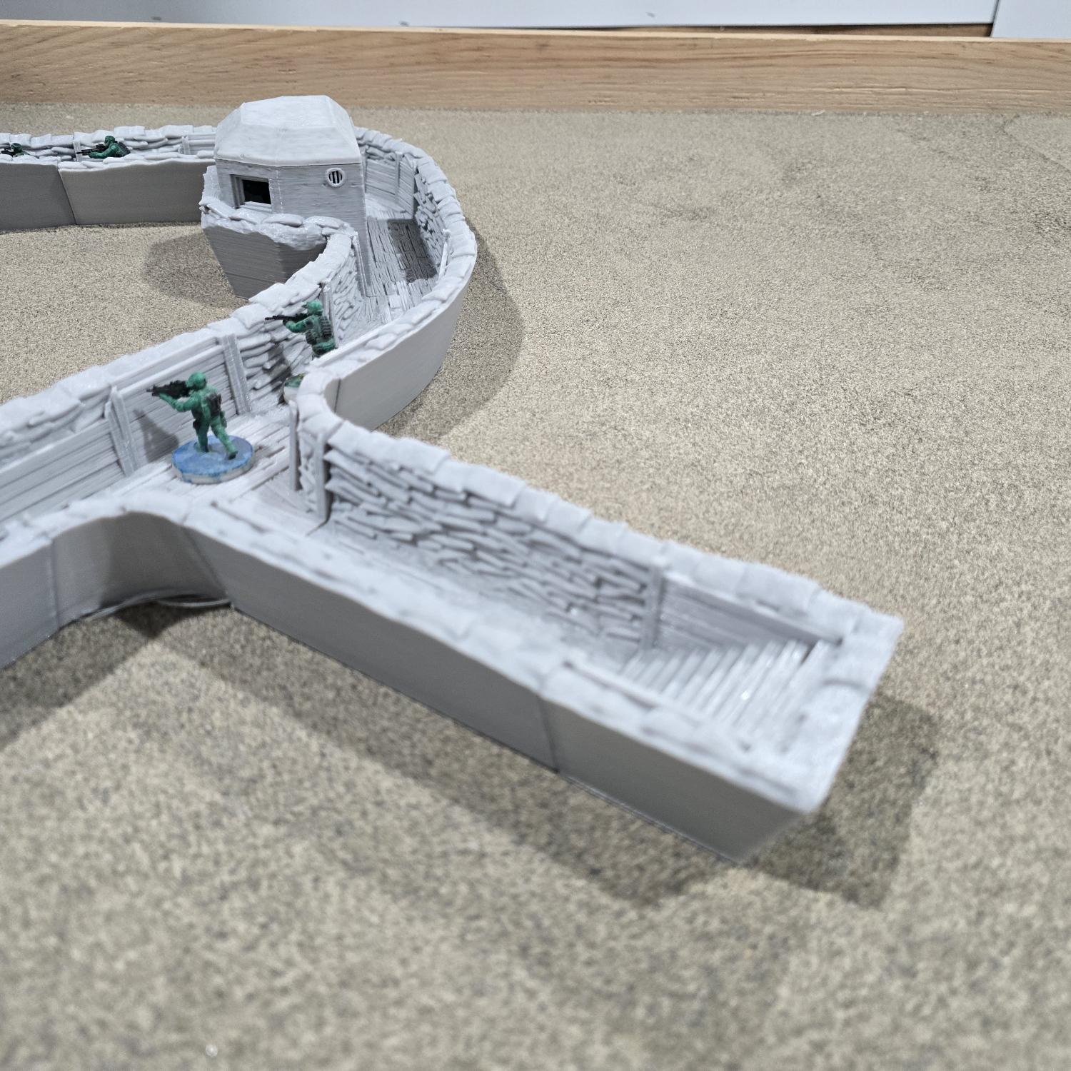 Modular Trench System: WWI to WWII Battlefield Terrain for Bolt Action, and Wargaming
