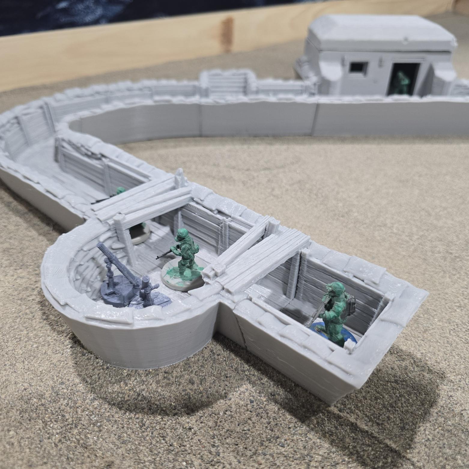 Modular Trench System: WWI to WWII Battlefield Terrain for Bolt Action, and Wargaming
