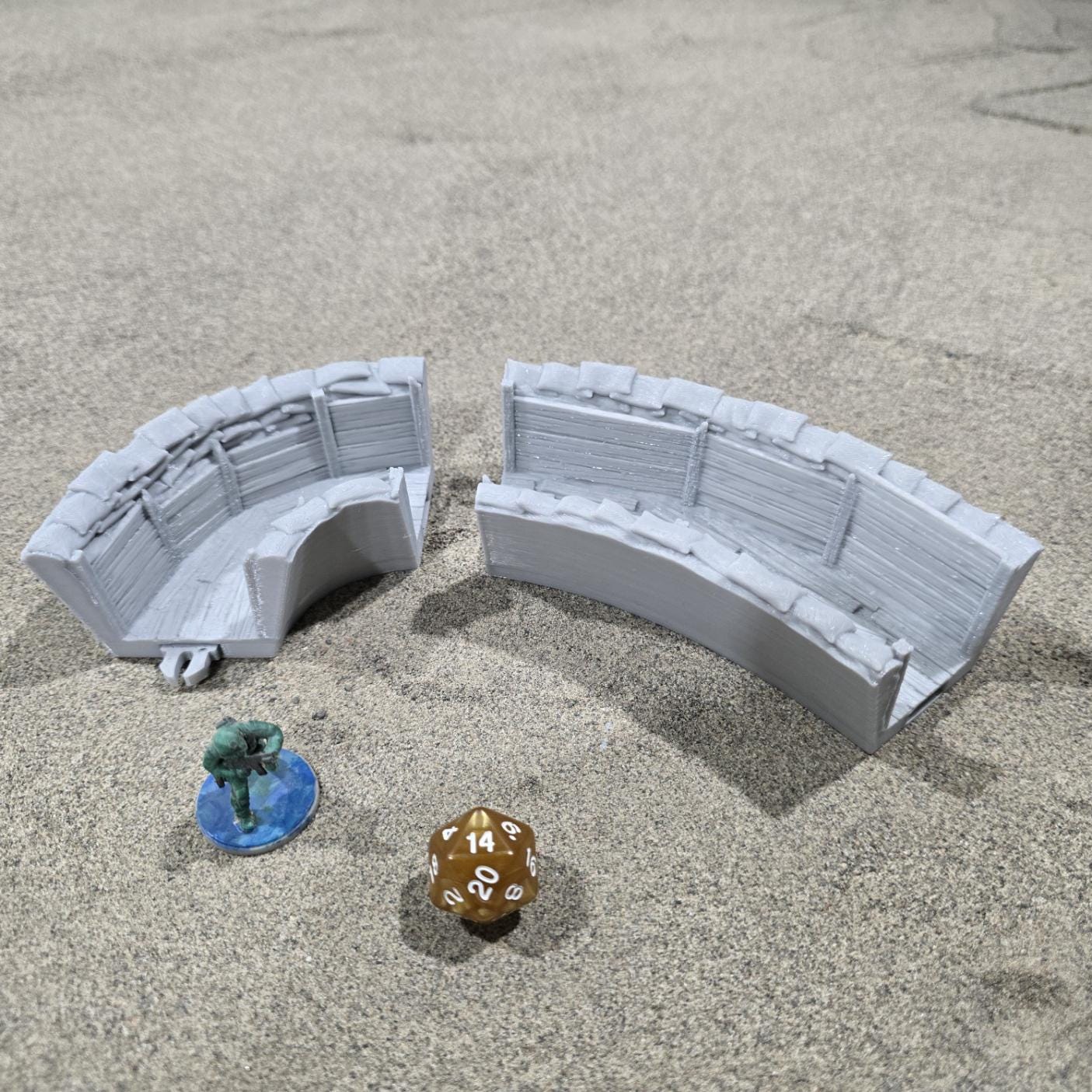 Modular Trench System Individual Parts and components: Historical Battlefield Terrain for Bolt Action, and Wargaming