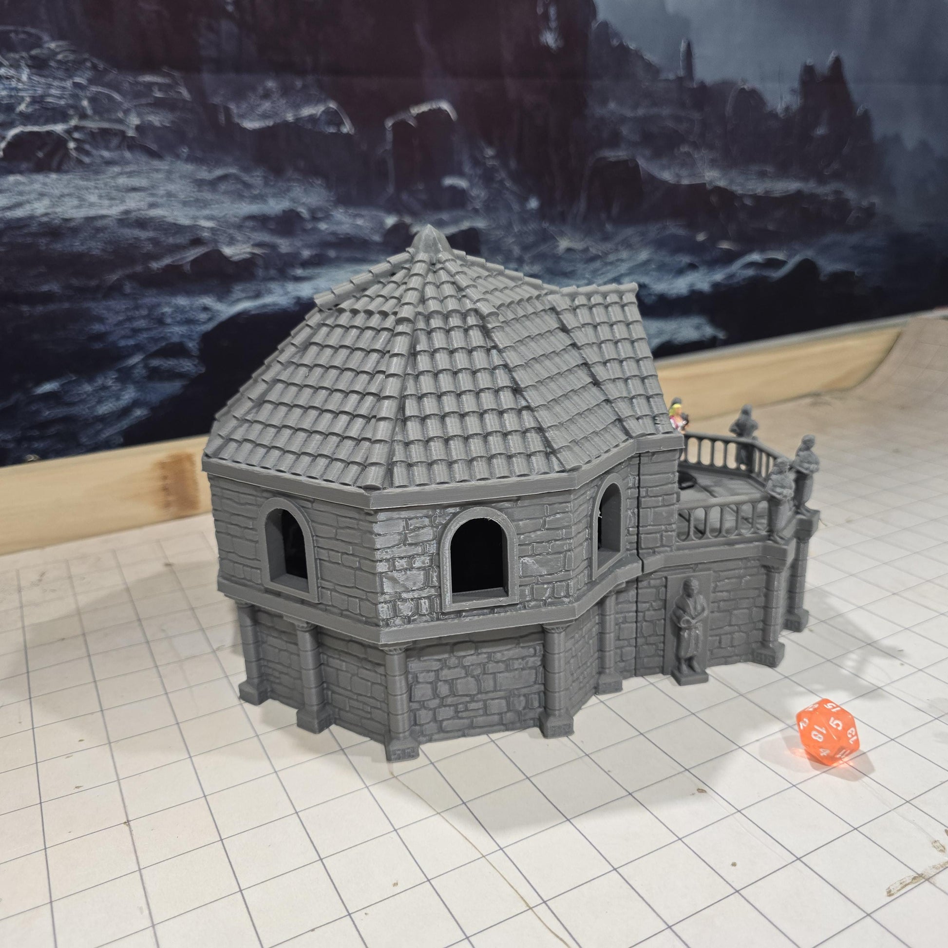Fersia Bath House: Ancient Roman Public Bath - Ideal for Historical and Fantasy Tabletop Games
