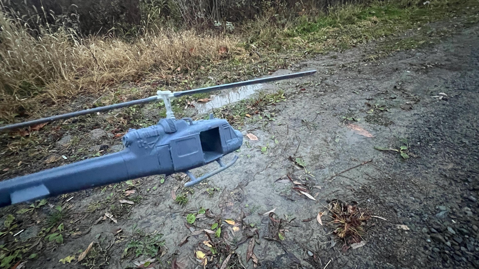 UH-1C Huey Hog: Vietnam Era Attack Helicopter Model for Tabletop Wargaming
