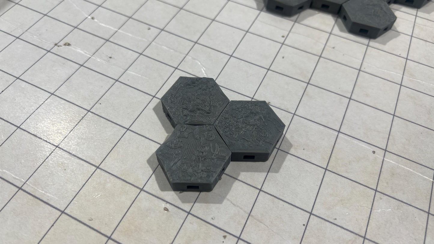 Trylinka, 20pcs, Polish hexagon concept, Airfield tiles, Modular roadways , cold war, Airfeild, Russian, Tabletop terrain, tabletop gaming,