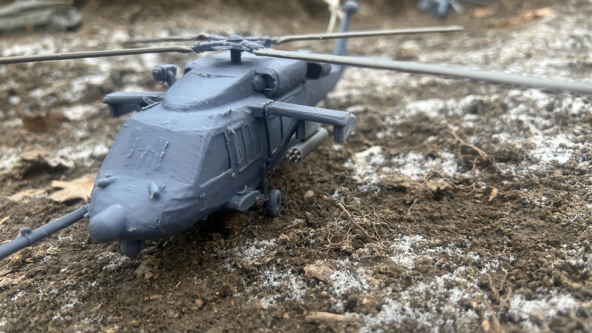MH-60L DAP :Direct Action Penetrator Helicopter Model for Tabletop Wargaming
