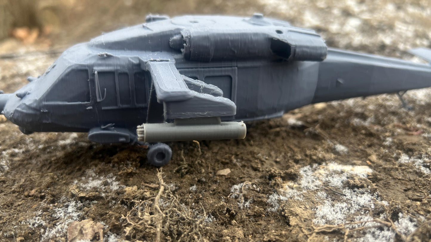 MH-60L DAP :Direct Action Penetrator Helicopter Model for Tabletop Wargaming