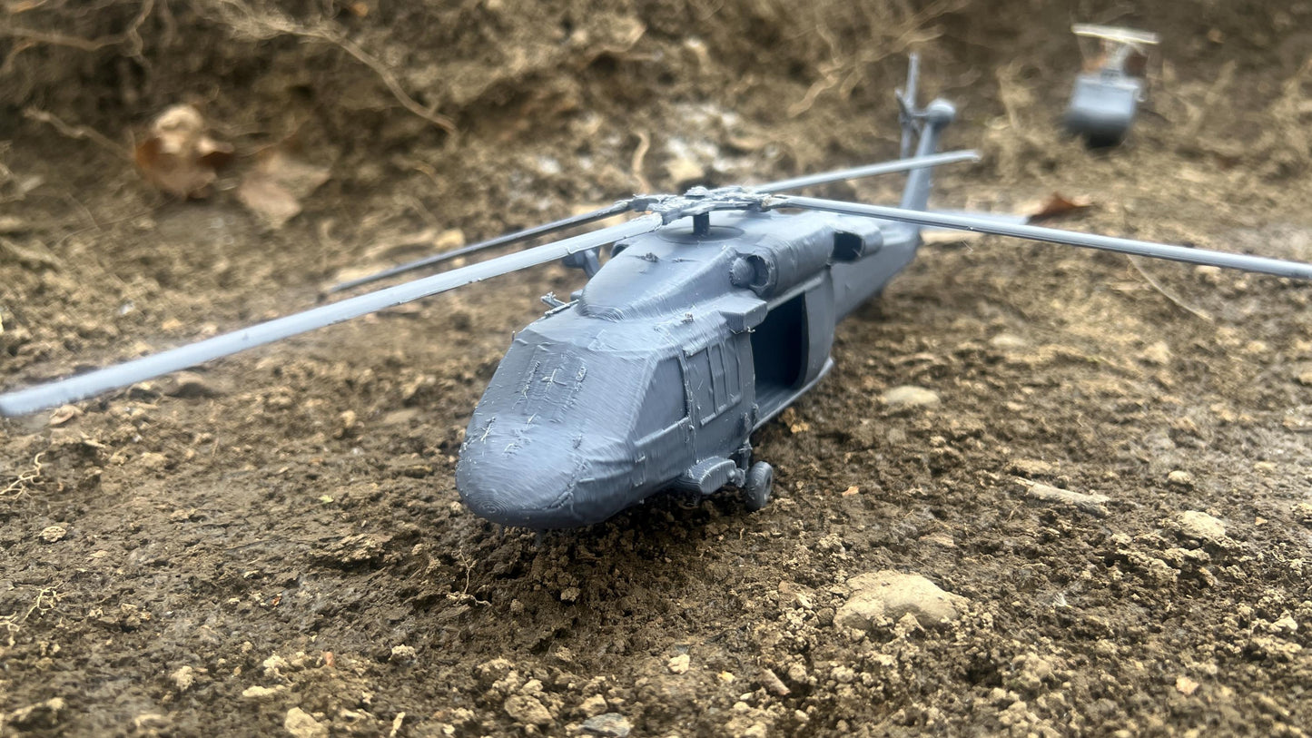 UH-60 :American Blackhawk Helicopter Model for Tabletop Wargaming