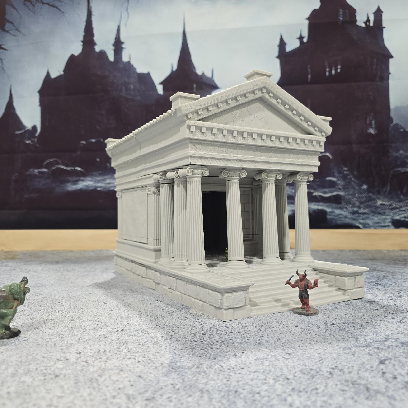 Large Aeterna Temple – 28mm Dungeons and Dragons Gaming Terrain