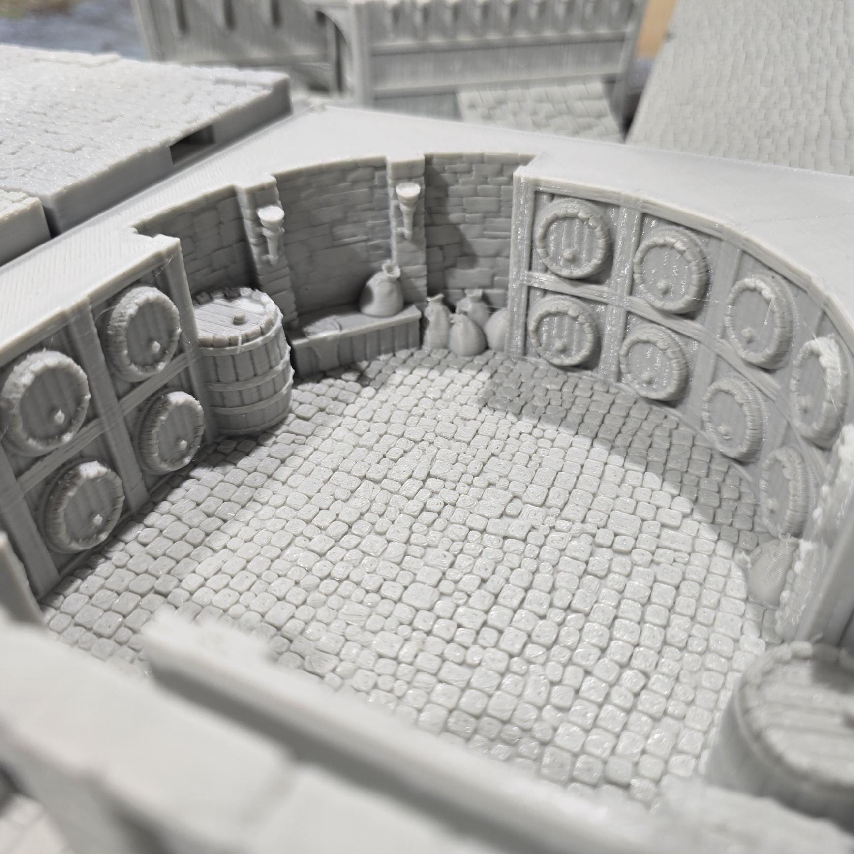 Ancrabourg Tavern, The Deepsea lantern Inn, Port Royal, Skirmish, D&D Terrain, Tabletop Terrain
