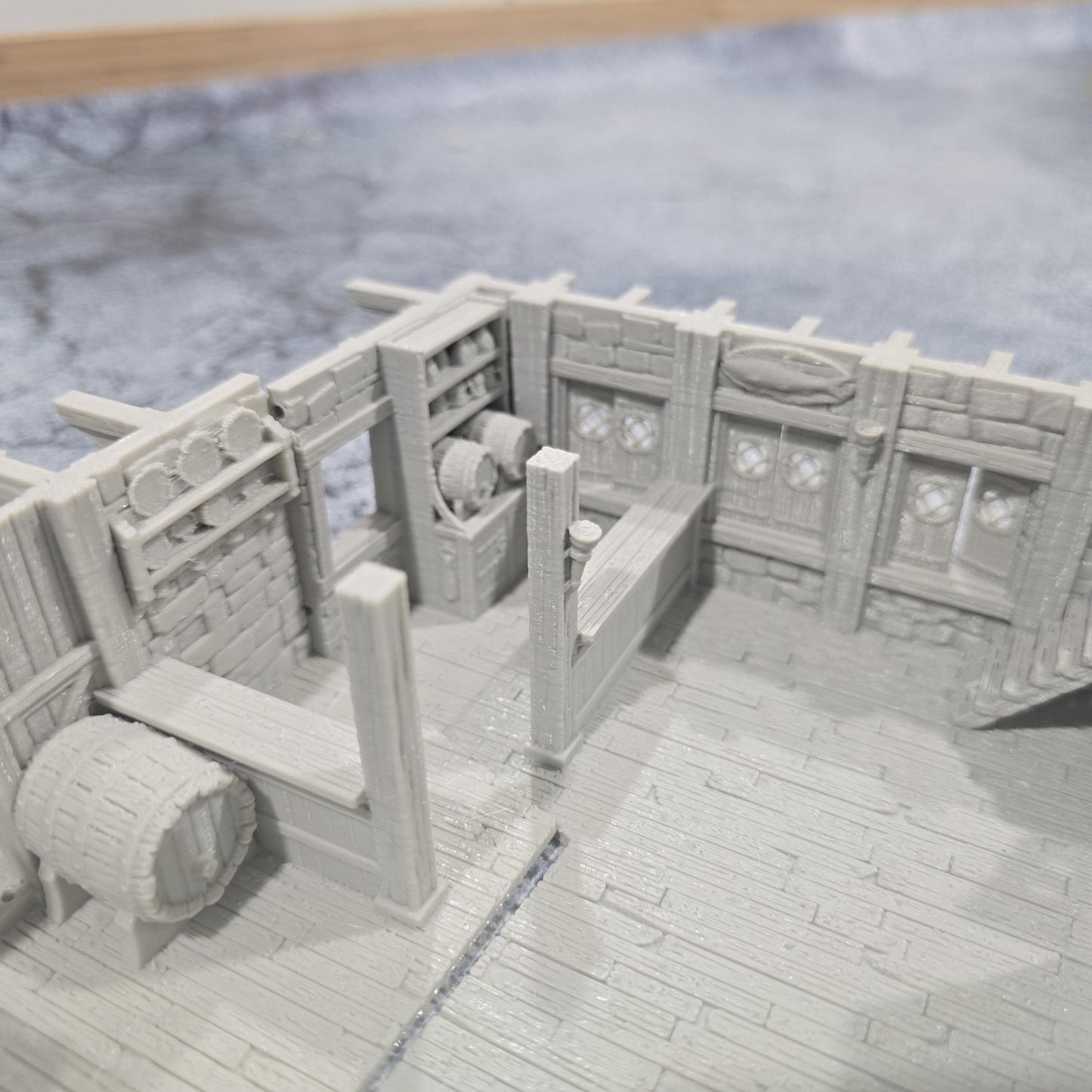 Ancrabourg Tavern, The Deepsea lantern Inn, Port Royal, Skirmish, D&D Terrain, Tabletop Terrain