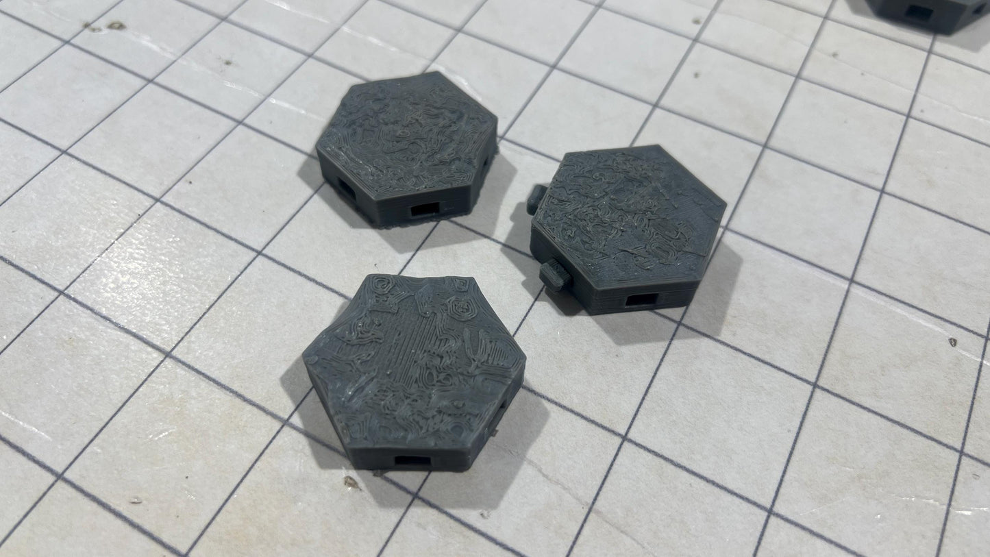 Trylinka, 20pcs, Polish hexagon concept, Airfield tiles, Modular roadways , cold war, Airfeild, Russian, Tabletop terrain, tabletop gaming,