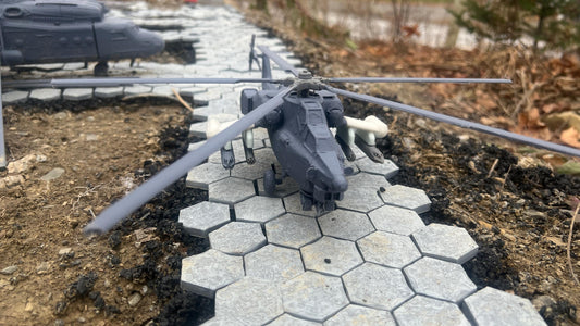 MIL MI-28N, MI-28N Havoc, cold war Helicopter, cold war, Helicopter, Russian, Tabletop terrain, tabletop gaming, Tank,