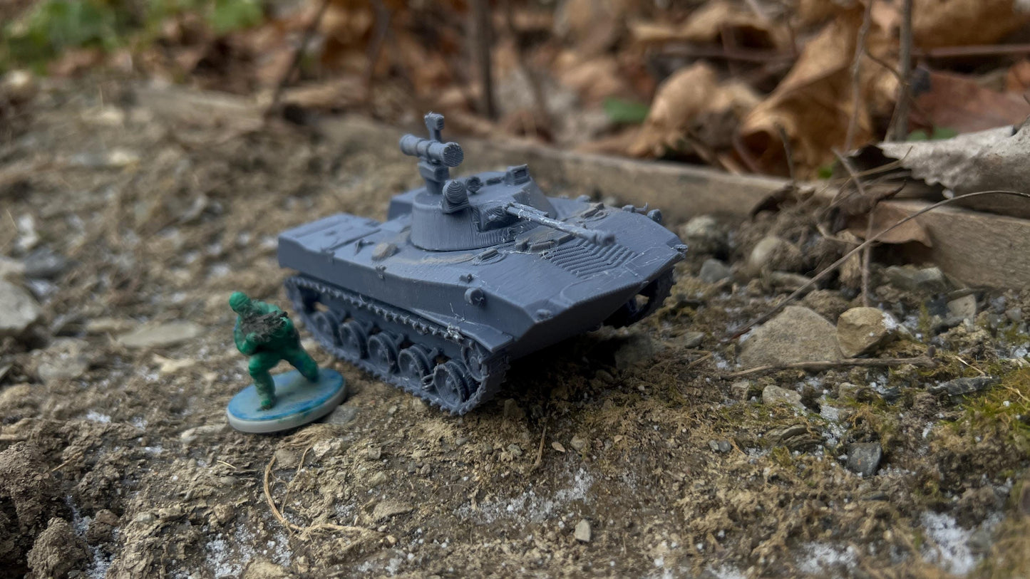 BMD-2, Airborne assault tank, cold war tank, cold war, tank, Russian, Tabletop terrain, tabletop gaming,