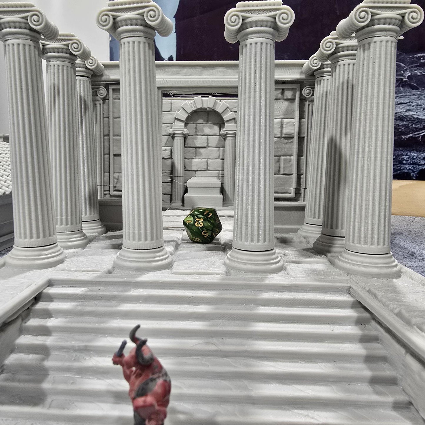 Large Aeterna Temple – 28mm Dungeons and Dragons Gaming Terrain
