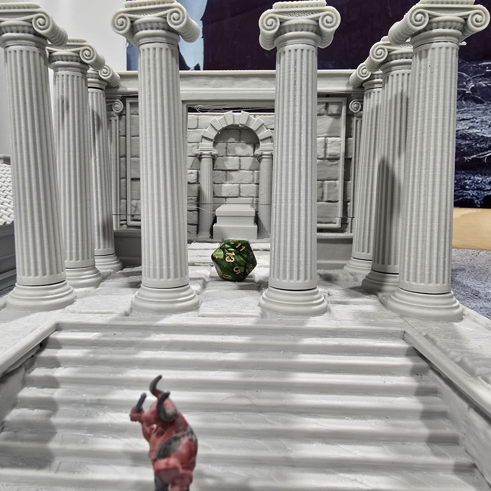 Large Aeterna Temple – 28mm Dungeons and Dragons Gaming Terrain