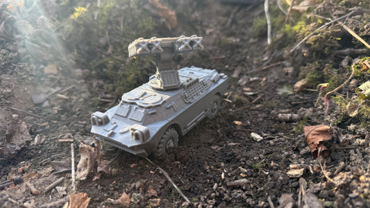 BRDM-2 SA-9 Gaskin, Truck, Soviet Era, Post War, cold war, tabletop gaming, tabletop terrain