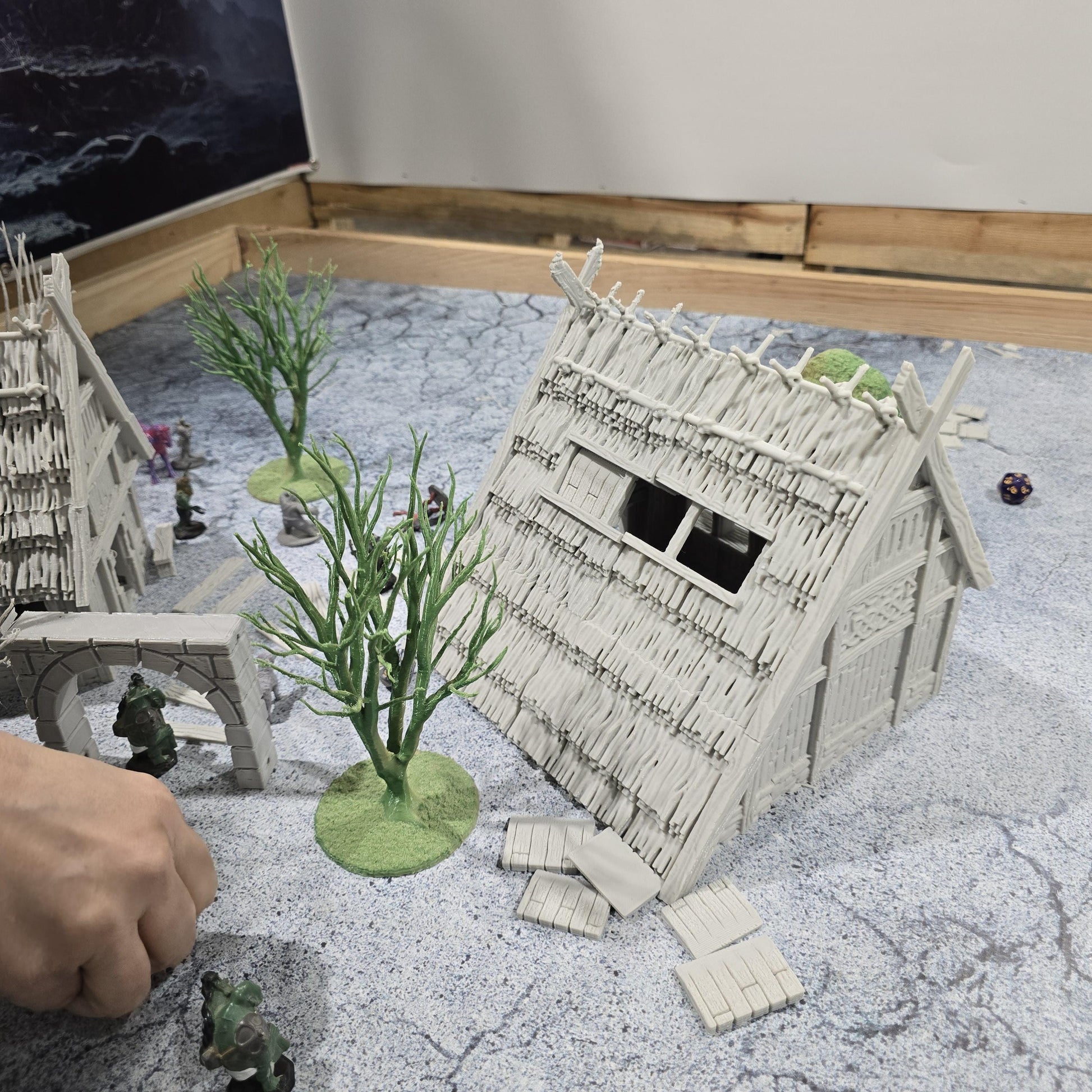 Viking House 1: Classic Norse Architecture - Ideal for Fantasy and Historical RPGs
