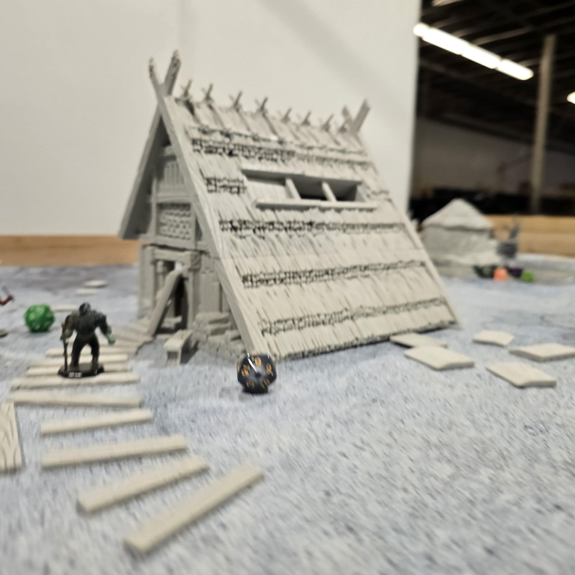 Viking House 1: Classic Norse Architecture - Ideal for Fantasy and Historical RPGs