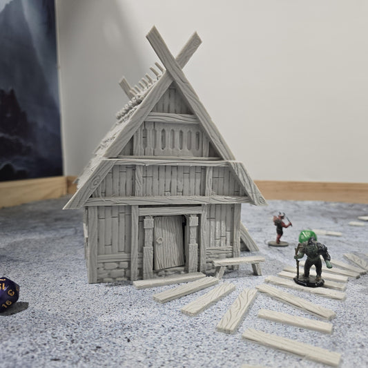 Viking House 2: Authentic Norse Longhouse - Perfect for Historical and Fantasy Gaming