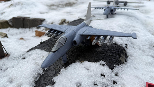 SU-25k, Sukhoi, Soviet Jet, Modern warfare, Tabletop terrain, Cold war,
