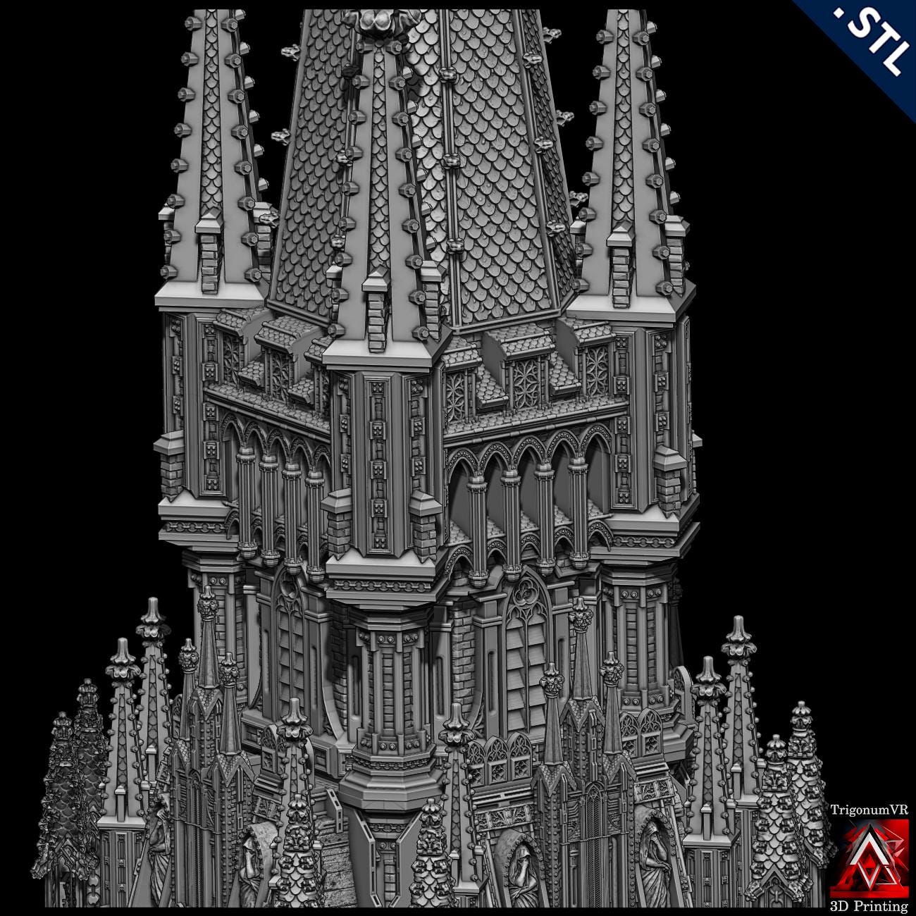 Imperium Grimdark Center COM Tower: Medieval Fantasy Fortified Structure for Tabletop Terrain and Model Railroading