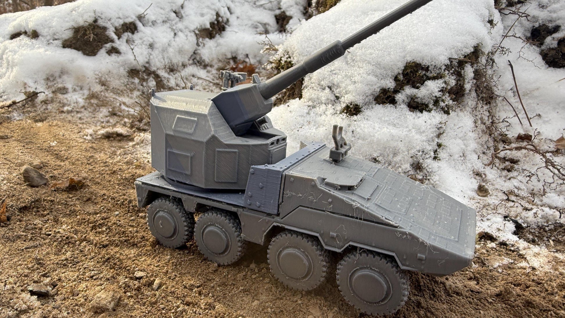 Boxer RCH, Howitzer, Boxer Set, Boxer GTK, Modern warfare, Tabletop terrain, German, Modern tank,
