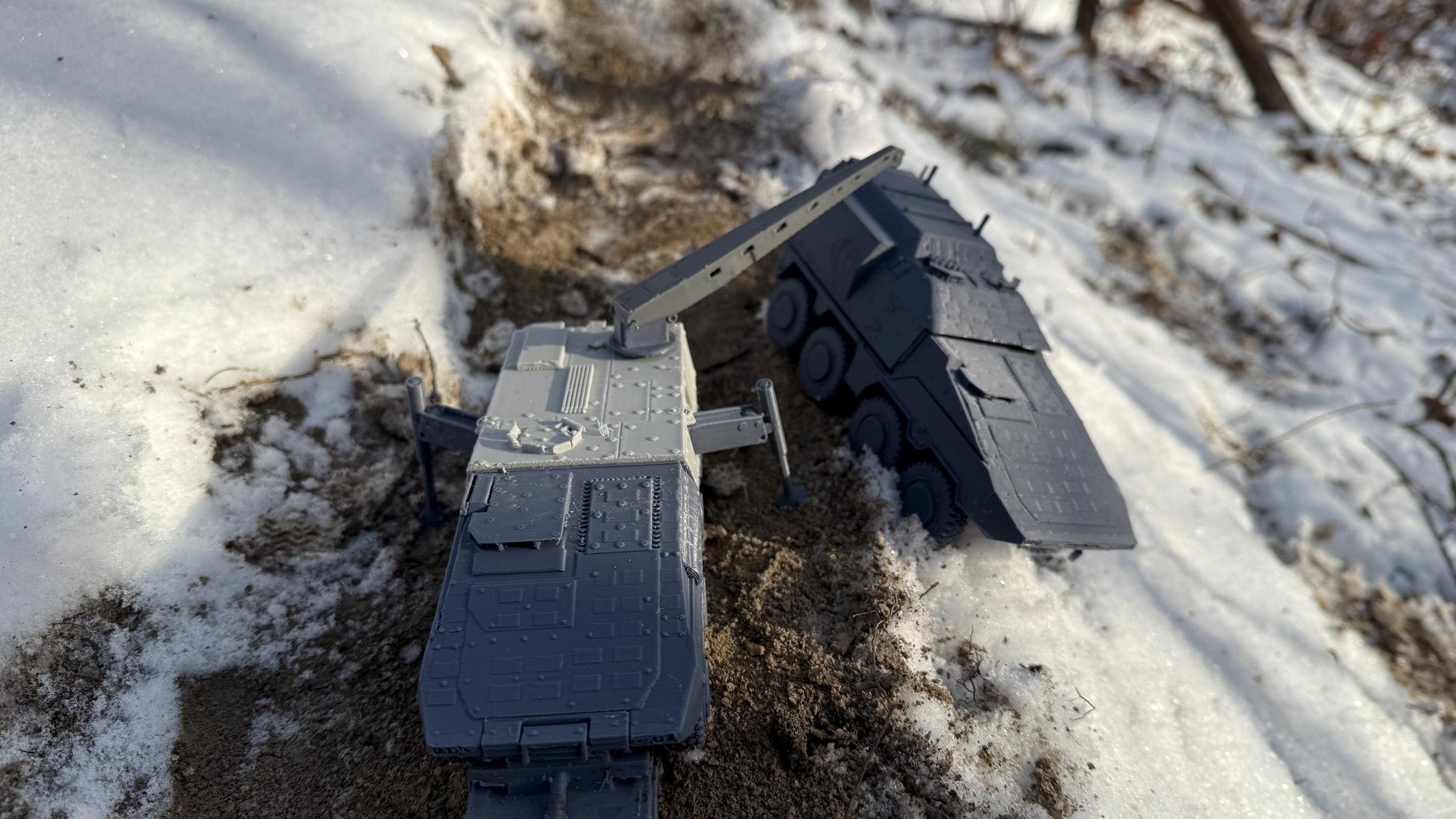 Boxer ARM, Armored recovery Module, Boxer ARV, Boxer GTK, Modern warfare, Tabletop terrain, German, Modern tank,