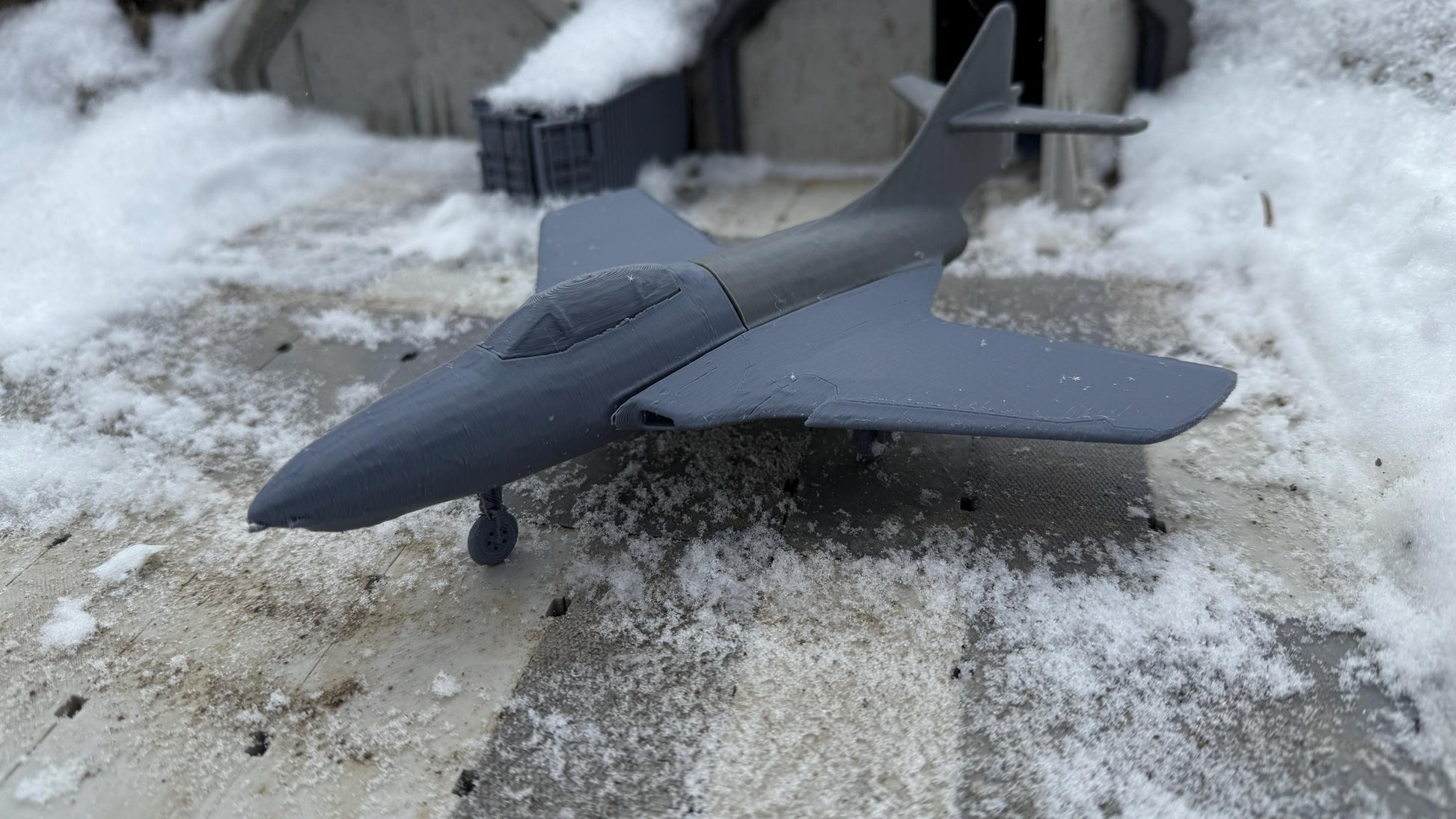 F9F Cougar, fighter-interceptor, North American Jet, Modern warfare, Tabletop terrain, Cold war,