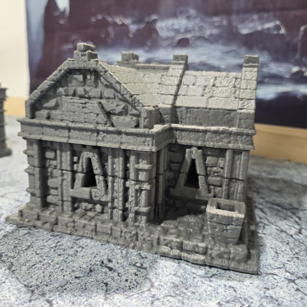 Inca Village Building 3: Ancient Stone Structure for Tabletop Gaming