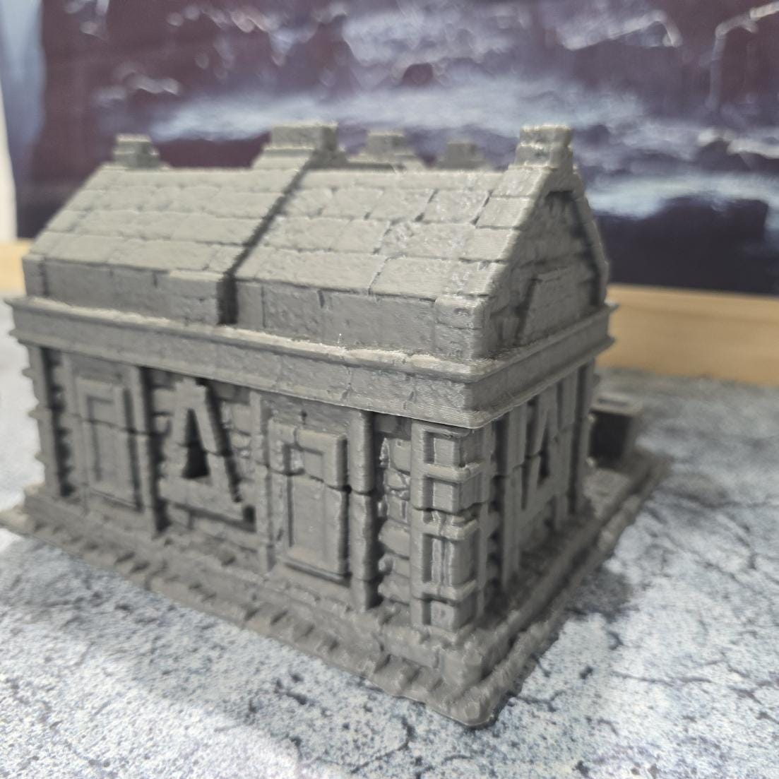 Inca Village Building 3: Ancient Stone Structure for Tabletop Gaming