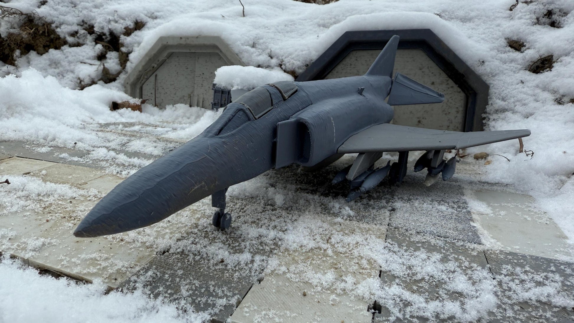 F-4 Phantom II, bomber, fighter-interceptor, American Jet, Modern warfare, Tabletop terrain, Vietnam War,