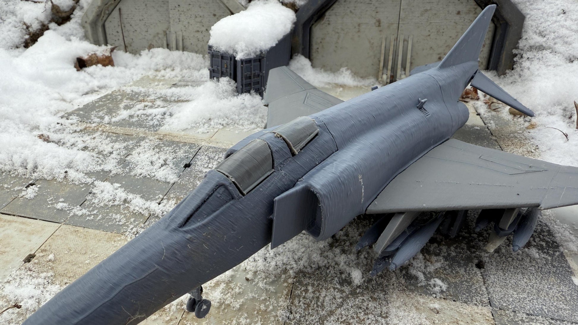 F-4 Phantom II, bomber, fighter-interceptor, American Jet, Modern warfare, Tabletop terrain, Vietnam War,