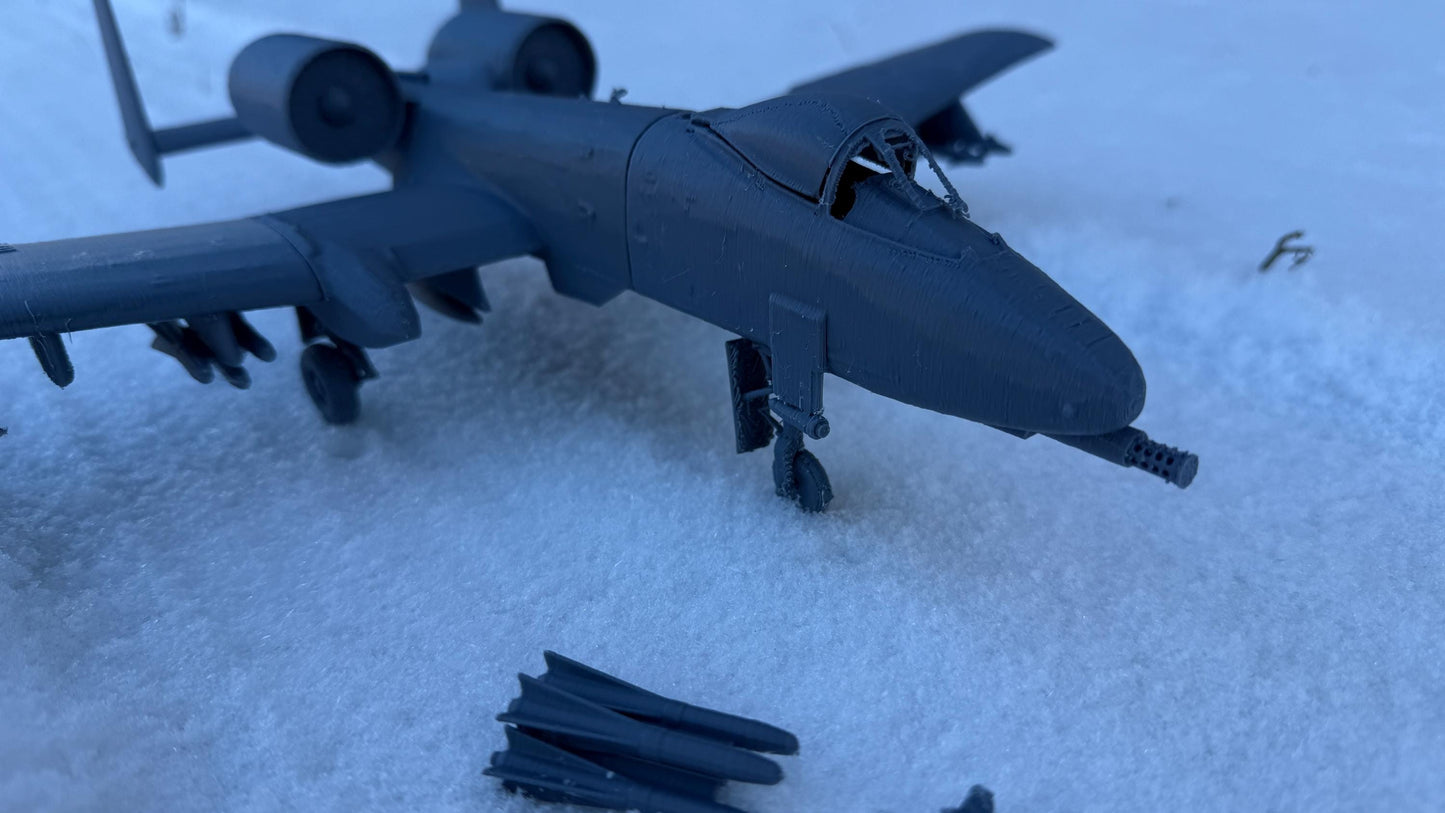 A-10A Thunderbolt, bomber, CAS, American Jet, Modern warfare, Tabletop terrain, Vietnam War,