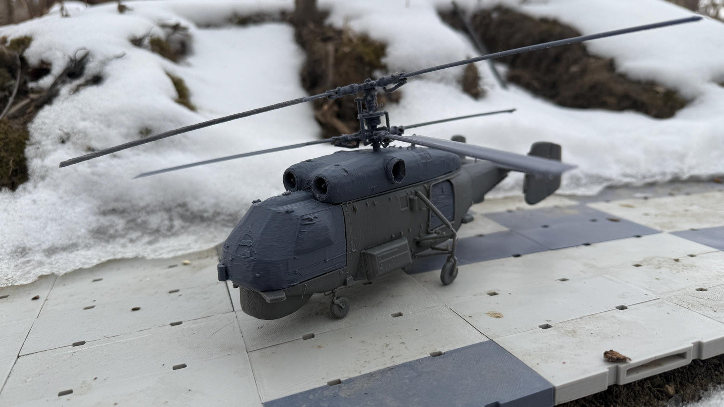 Kamov ka-27, cold war, Helicopter, Russian, Tabletop terrain, tabletop gaming, Tank, civilian,