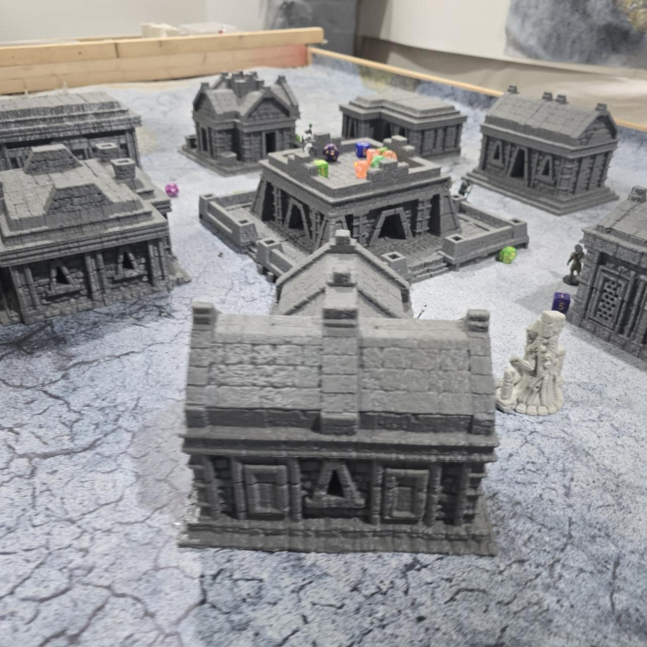 Explore ancient history with our Inca Village Playset, featuring eight detailed buildings perfect for tabletop RPGs. Minis and dice not included.