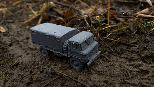 GAZ 66 covered, truck, soviet Era, Russian, Post War, cold war, tabletop gaming, tabletop terrain